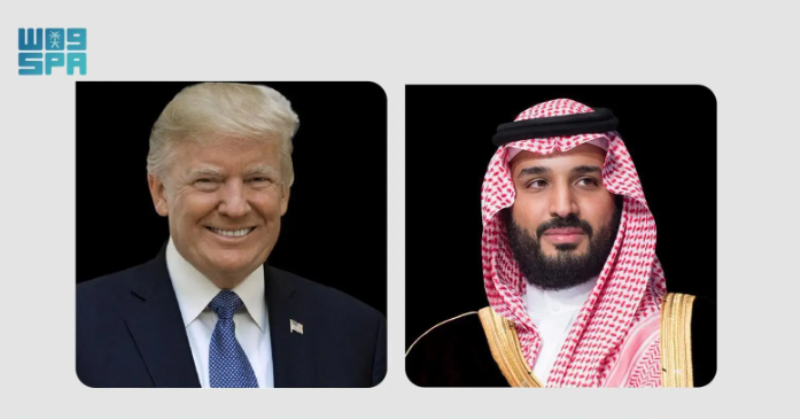 ترامب يعرب عن إدانة بلاده للهجمات الصاروخية السافرة على المملكة