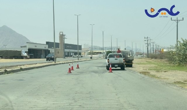 “الطرق” تبدأ أعمال صيانة طريق الملك عبدالله ببارق