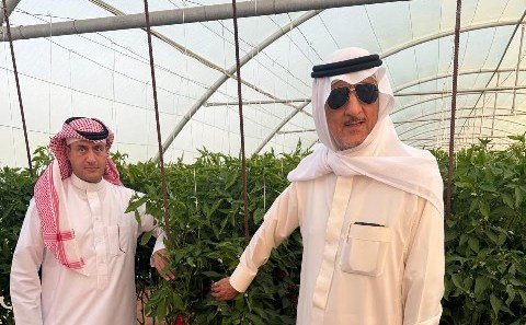 محافظ شقراء يزور “مزرعة أرض الفلفل” ويطلع على منتجاتها