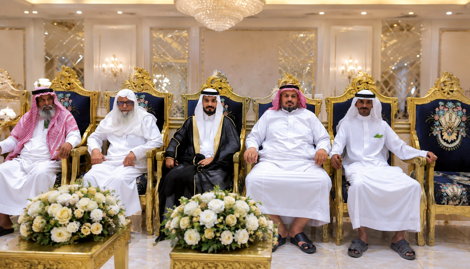 عبدالعزيز الزبيدي يحتفل بزواجه في قاعة روائع بالمظيلف