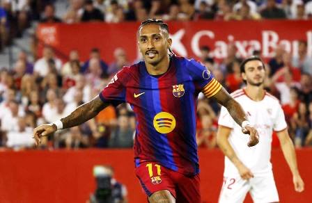 ريمونتادا برشلونية بـ«هاتريك» رافينها