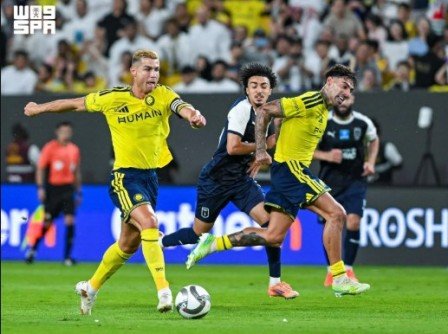النصر يتغلب على أبها بهدفين ويرفع رصيده لـ 15 نقطة